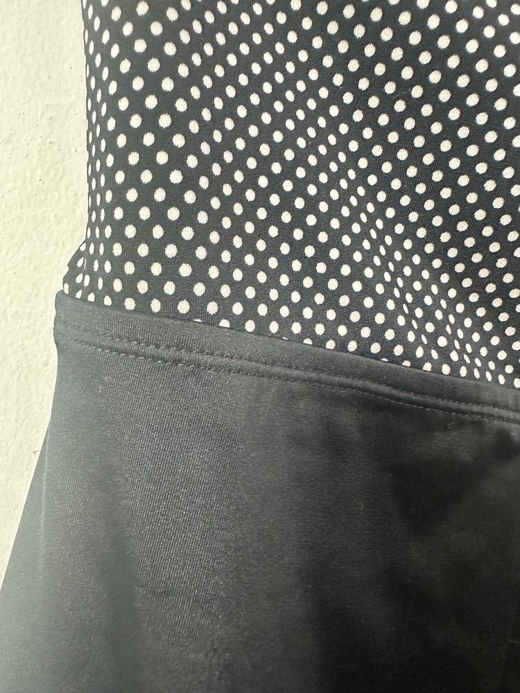 Jaclyn Smith SWIM Dress Womens Size 16 Black Aline Halter Neck Polka Dot Top - Picture 8 of 13